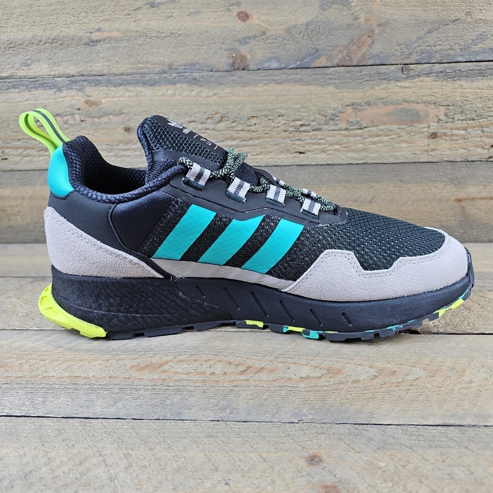 adidas Originals ZX 1K Boost Seasonality Men's Shoes Black Grey - Picture 8 of 12